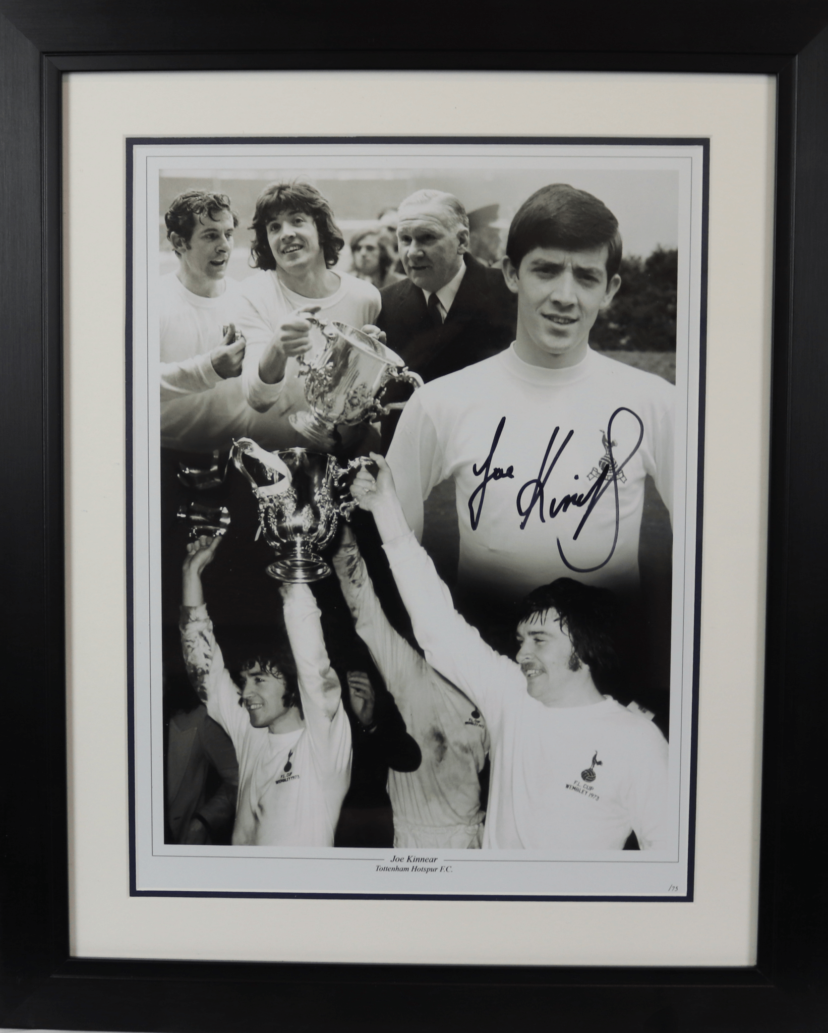 Joe Kinnear Tottenham hotspurs signed photo - Memorabilia Framers Shop